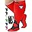 Compression Socks for Women and Men 20-30mmHg Knee High - Women and Mens Knee High Compression Stockings for Airplane, Travel, Nursing, Flight Circulation - Red, Large - A601