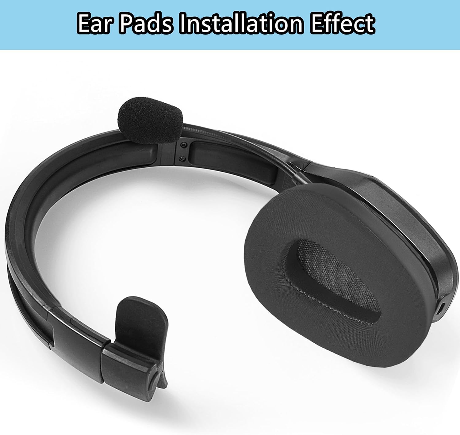 B650-XT Earpads Replacement for BlueParrott B650 XT S650-XT Headset | Cooling Gel Noise Cancelling Ear Pads Cushions Mic Foam Kit with Designed for Truck Drivers