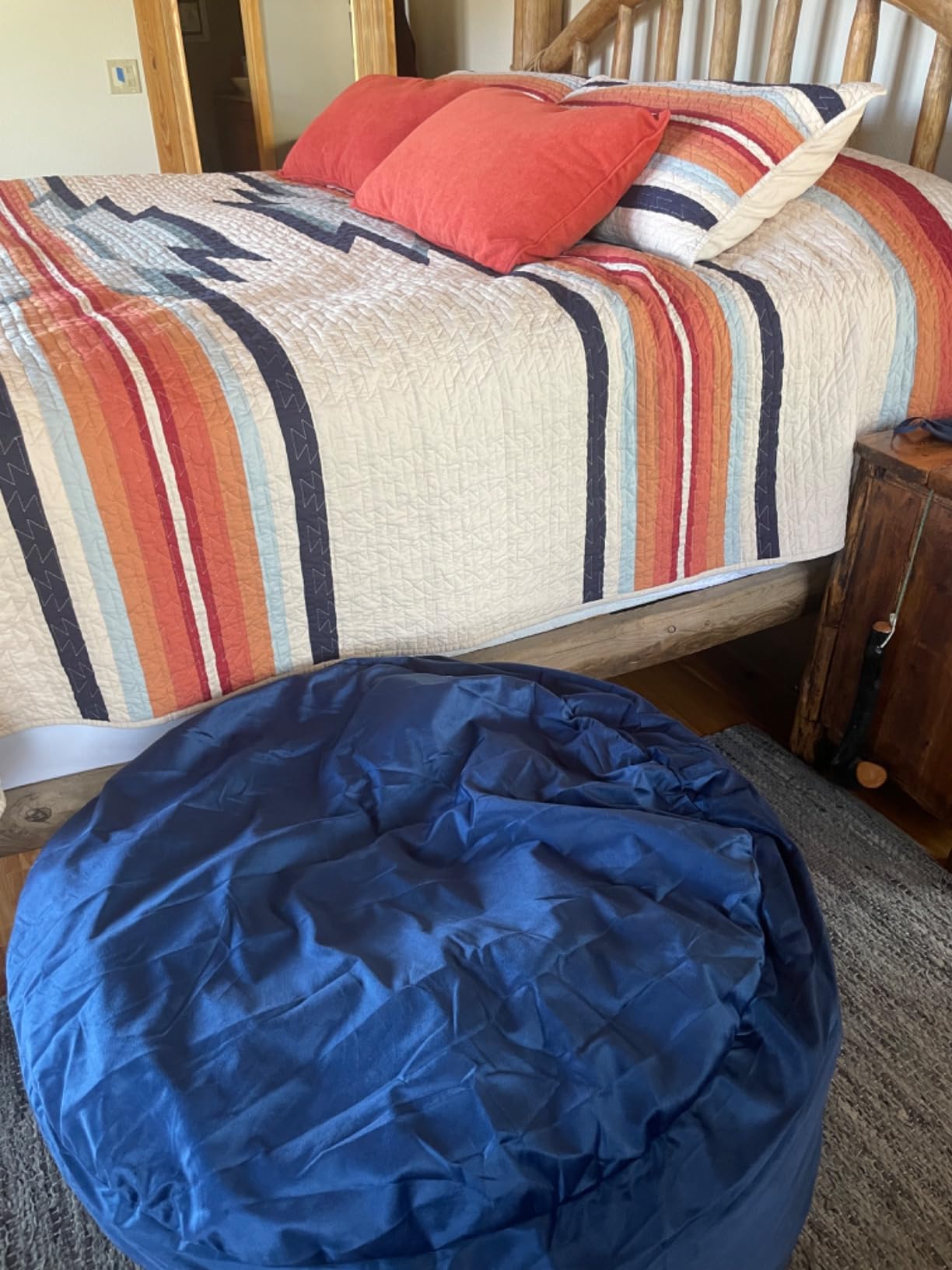 Bean Bag Chairs for Adults - Memory Foam Furniture BeanBag Chair - Kids/Teens Sofa with Soft Micro Fiber Cover photo review
