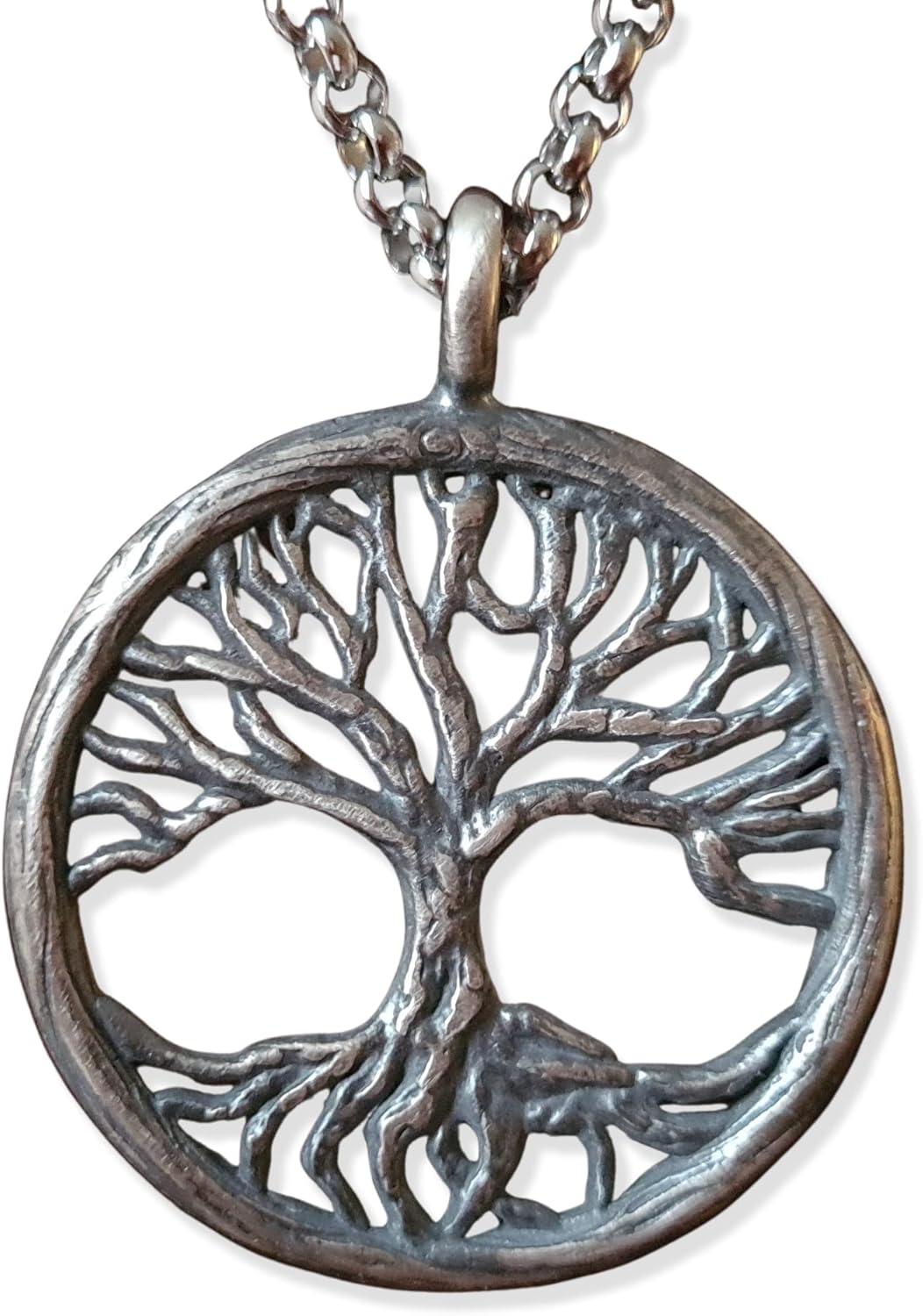 Baldur Jewelry - Handcrafted Yggdrasil Viking Norse World Tree of Life Pendant Necklace Amulet Jewelry | 925 Sterling-Silver Tree of Life Necklace | Viking Gifts |Jewelry for Men Women