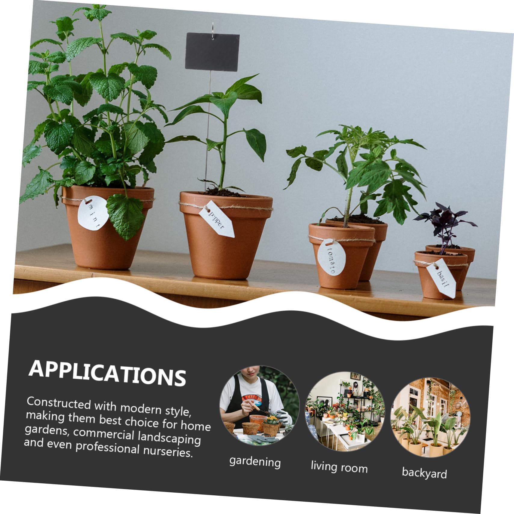 Schiefertafeln Für Pflanzen Gartenschilder Aus Schiefer Und Edelstahl Kleine Pflanzenetiketten Für Topfpflanzen Gewächshäuser Zimmerpflanzen Und Gärten Selbst Zu Benennen Arten Zu