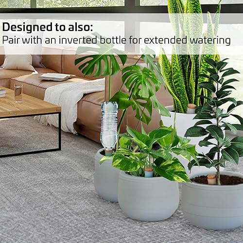 Miniatura 4 de Ollas - Globos de riego para plantas  Inserto de maceta de riego automático de terracota  Bombillas de riego para plantas al aire libre e interior