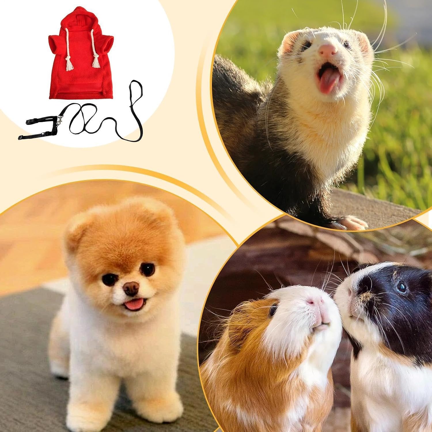 Lightweight Storage Solution This Small Animal Sweater Features Fun Warm image 4