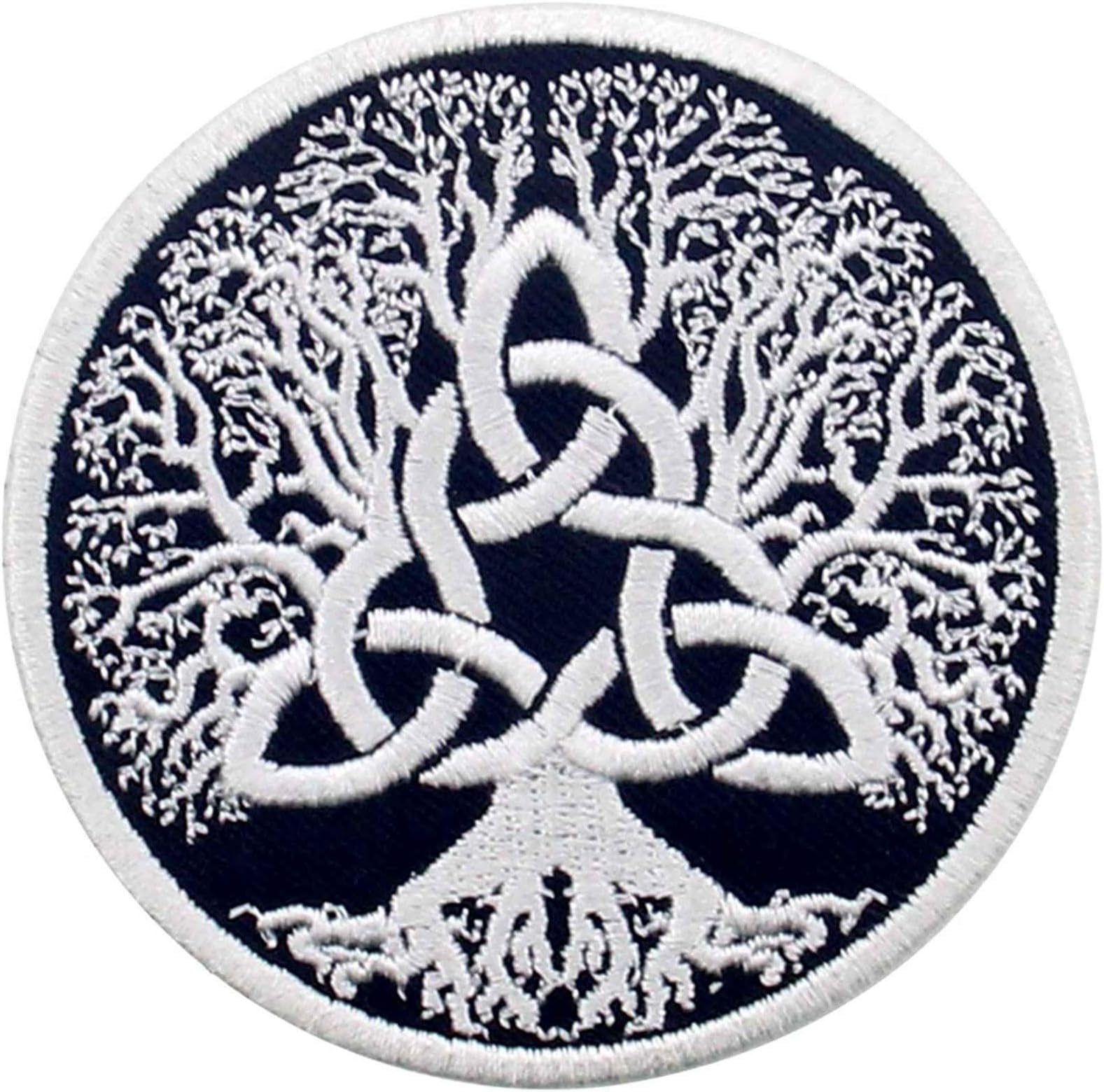 Tree of Life Yggdrasil Patch Embroidered Applique Iron On Sew On Emblem