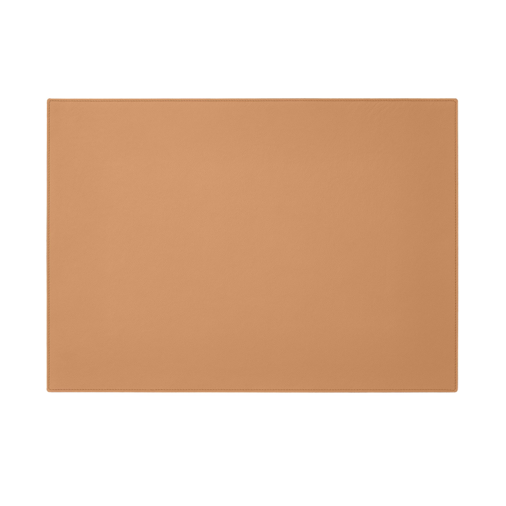 Eglooh - Palladio - Desk Mat for Office Made of Fine Real Leather Light Brown - Desk Pad cm 50x35 - Large Mouse Pad with Handmade Stitchings and Non-Slip Bottom - Made in Italy โ image 1