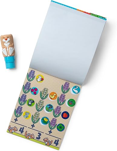 Miniatura 21 de Melissa & Doug Sticker Wow! Bloc de actividades de 24 páginas y sello de calcomanías, 300 calcomanías, artes y manualidades, juguete coleccionable