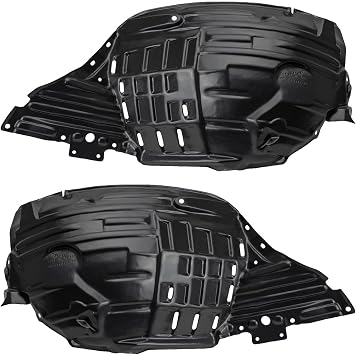 TRQ Front Inner Fender Liner Set 2 Piece