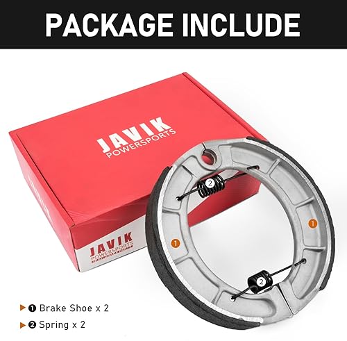 Miniatura 7 de Zapatas de freno delanteras/traseras para Yamaha Bear Tracker 250 Timberwolf 250 Moto-4 250 350 Pro Hauler TerraPro