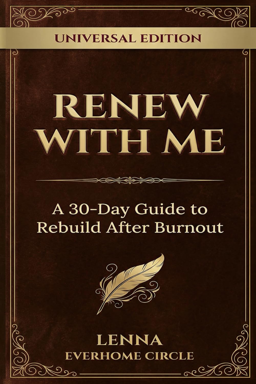 Renew With Me: A 30-Day Guide to Rebuild After Burnout