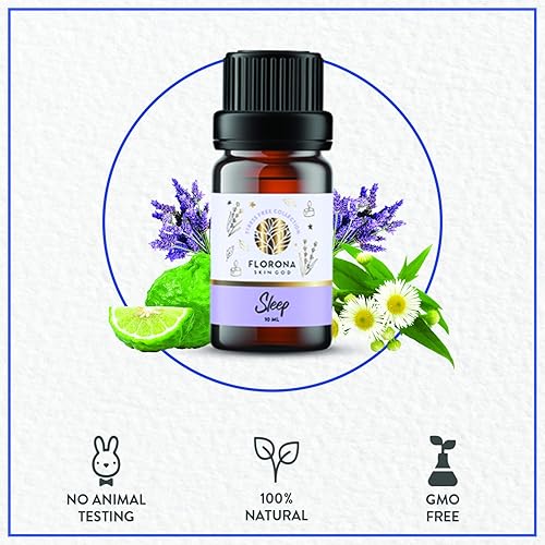 Miniatura 2 de Florona Juego de regalo de aceite de alta calidad sin estrés de 3-1 fl oz (0.3 fl oz x 3) para difusor de aromaterapia, para dormir, relajarse y