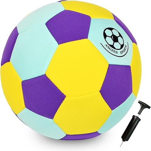 Miniatura 2 de Balón de fútbol suave para interiores, tamaño 4, tela súper suave y silenciosa, regalos para niños de 8 a 12 años, jóvenes principiantes, perfecto