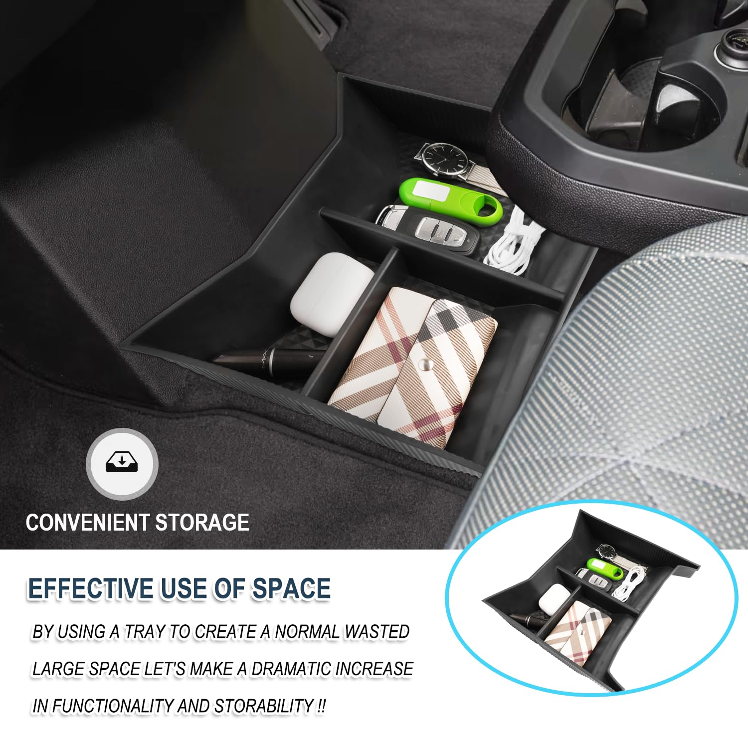 Ruiya Pour BMW IX EV XDrive40 XDrive50 M60 2022 2023 2024 Plateau De Rangement De La Console, Boîte De Rangement Pour Console Centrale Accoudoir Boîte De Rangement BMW IX Accessoire