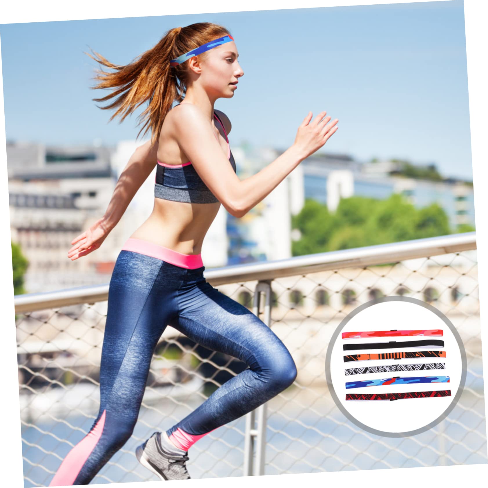 BESPORTBLE Fascia Sportiva Fascia Da Calcio Fasce Atletiche Fascia Per Trucco Fascia Per Fitness Fascia Sottile Fasce Sportive Fasce Per Uomo Fibra Composita