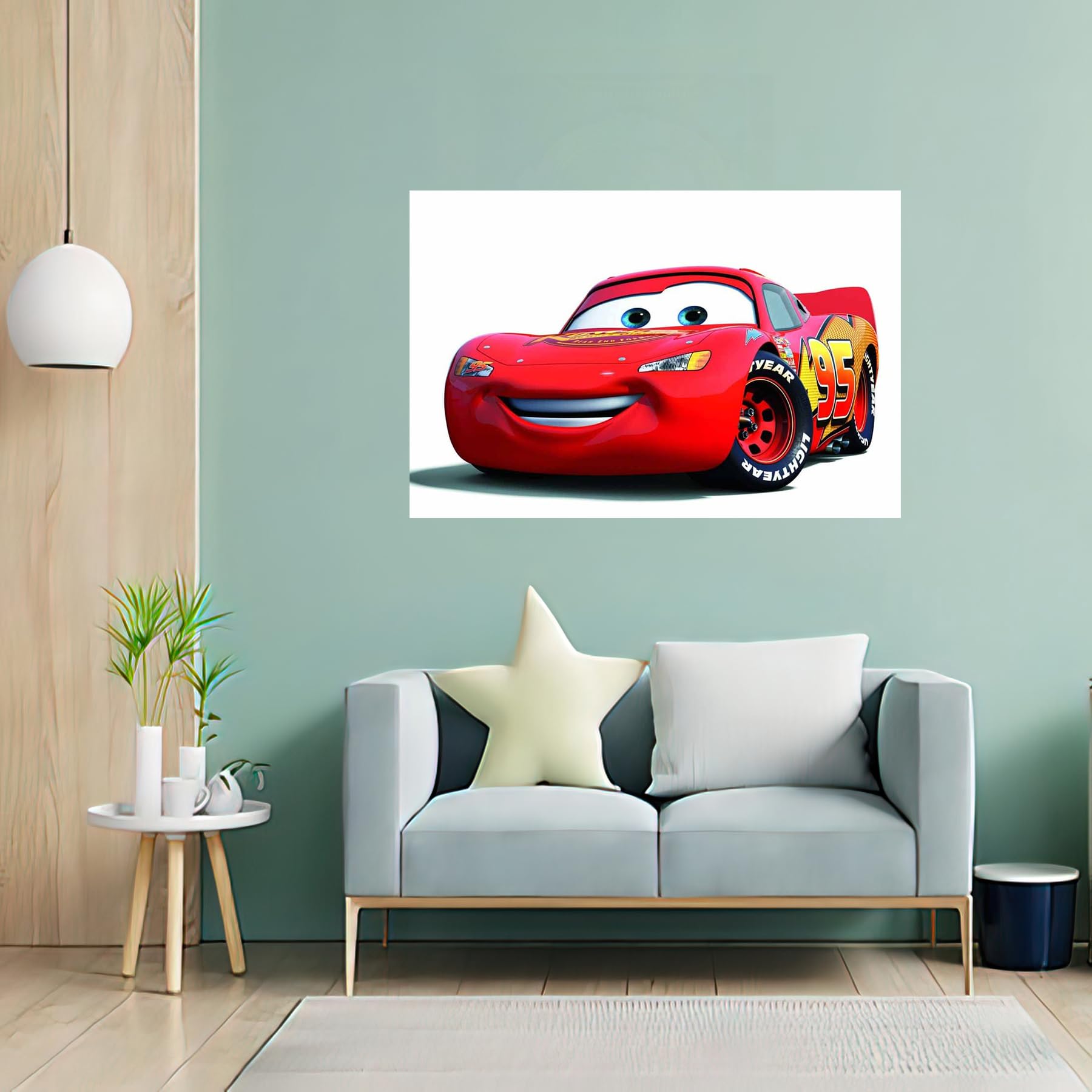 Cars Movie Poster - Waterproof Vinyl Sticker -3 Cars Movie Poster - Waterproof Vinyl Sticker -3