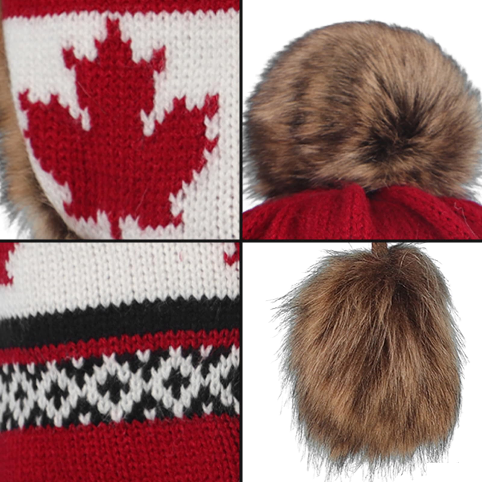 OhMill Chapka en Fausse Fourrure Chapka Suède Chapeau de Trappeur Chapeau de Chasse Russe Chaud Bonnet Tricoté avec Cache-Oreilles Anti-Vent pour Extérieur d’Hiver