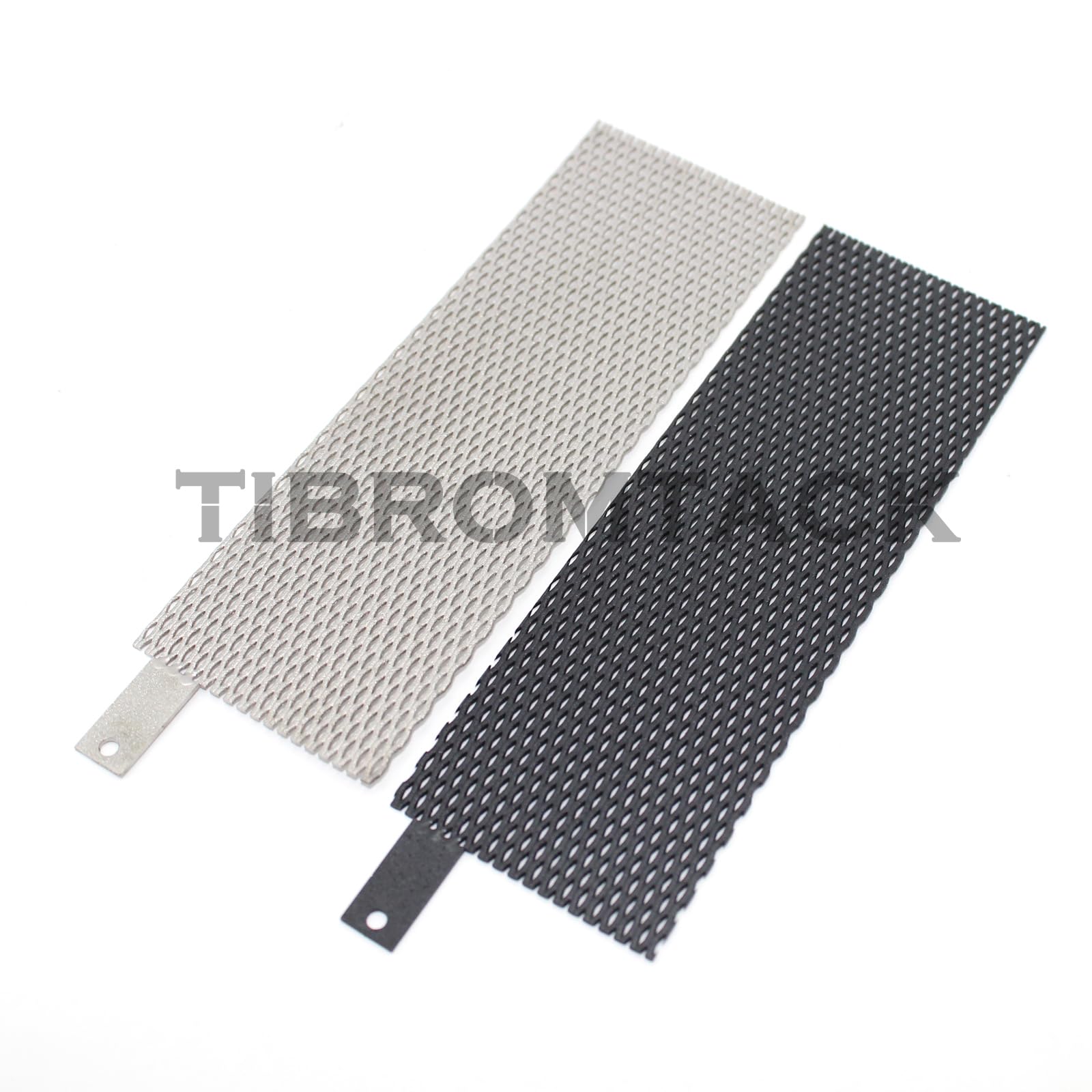 2 electrodos, red de ánodo de titanio con recubrimiento MMO de rutenio-iridio y red electrolítica de cátodos sin recubrimiento para aplicaciones electroquímicas y limpieza de piscinas