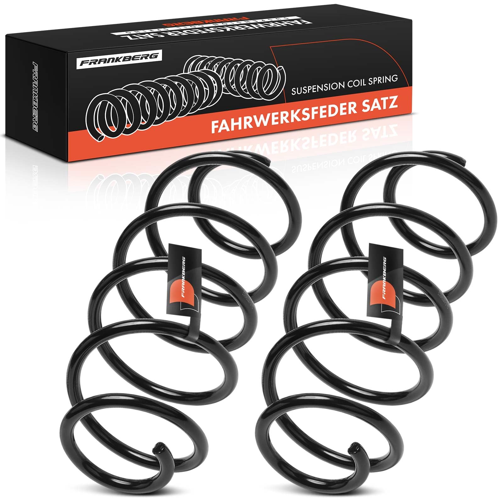 Frankberg 2 ressorts de suspension pour essieu avant 5002TG | Compatible avec: ,