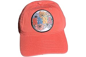 Nana Bear Hat: Baseball Cap in Coral Pink Cotton