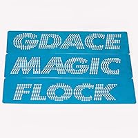 Vista 2 de Plantilla de diamantes de imitación Metarial Magic Sticky Flock autoadhesivo de diamantes de imitación en rollo para máquina de corte de 12 pulgadas