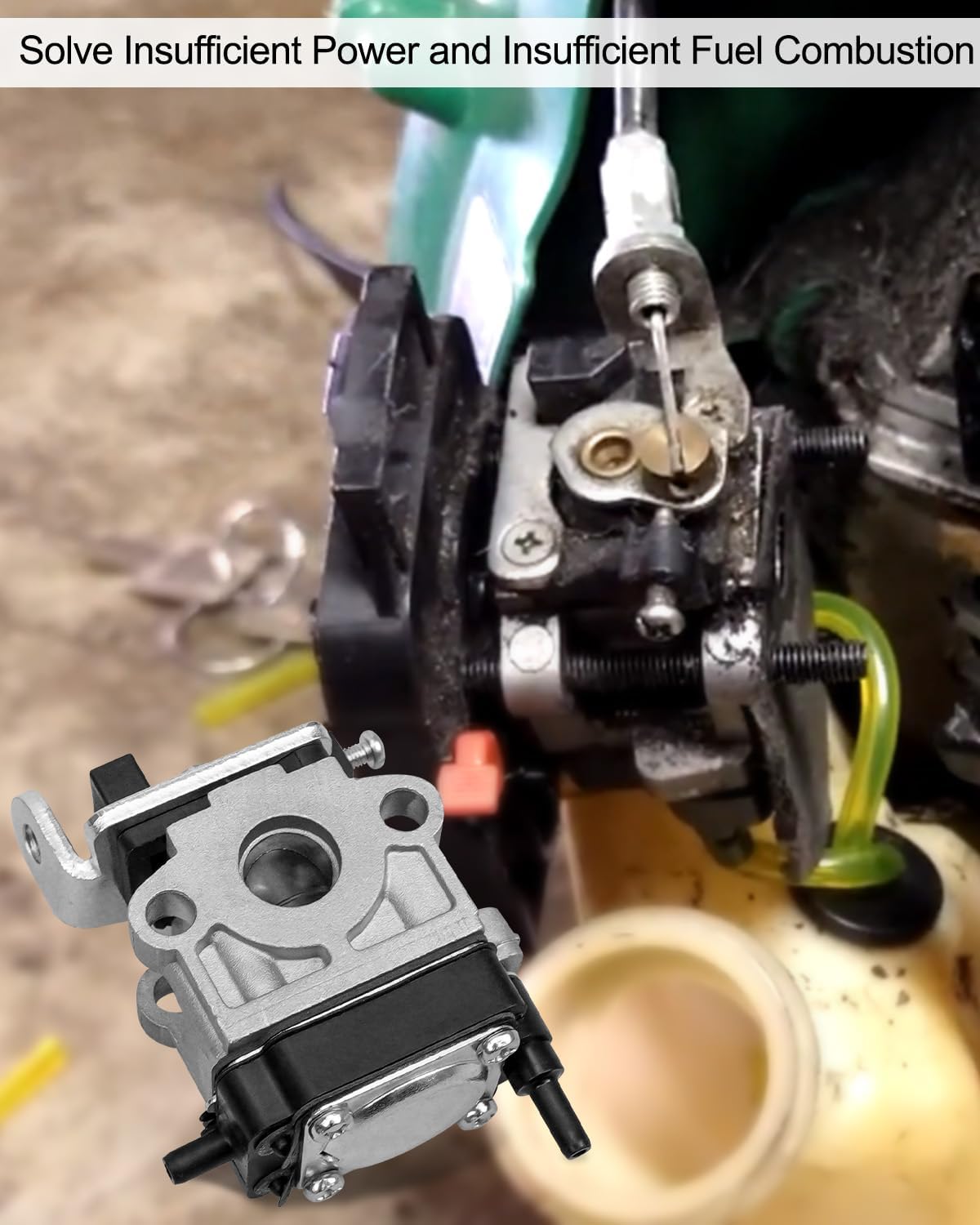Amazon.com: 6696550 Carburetor Fit for Hitachi CG22EA 21.1cc