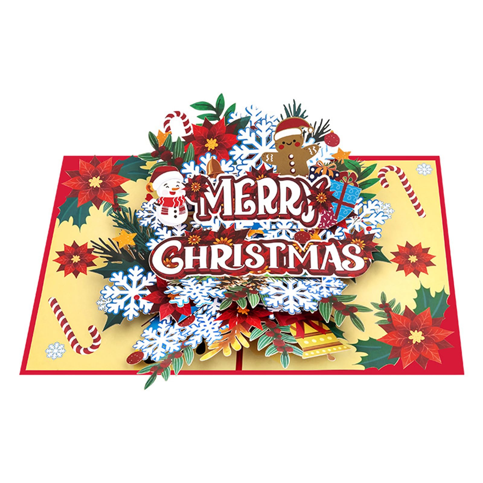 Tsophreniq Dimensional Pine Tree Popup Card with Envelope Festive Decoration & Greeting Card for Christmas Celebrations Popup/Dimensional