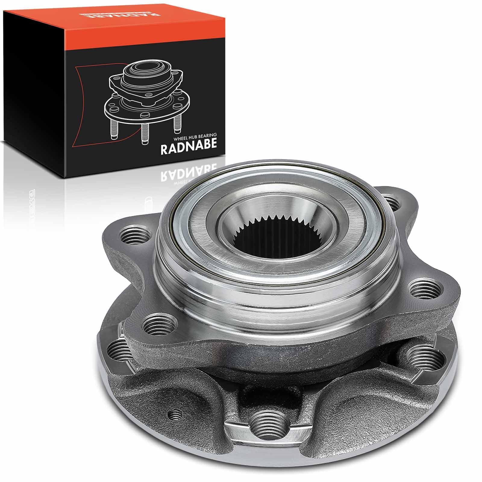 Frankberg Kit de cojinete de rueda brida de rueda eje delantero Ø130 7 | 4A0407615G; Compatible con: A4 8EC, A6 4B2 4B4, Exeo 3R2, P.a.s.s.a.t Variante 3B6, A4 Cabriolet 8H7