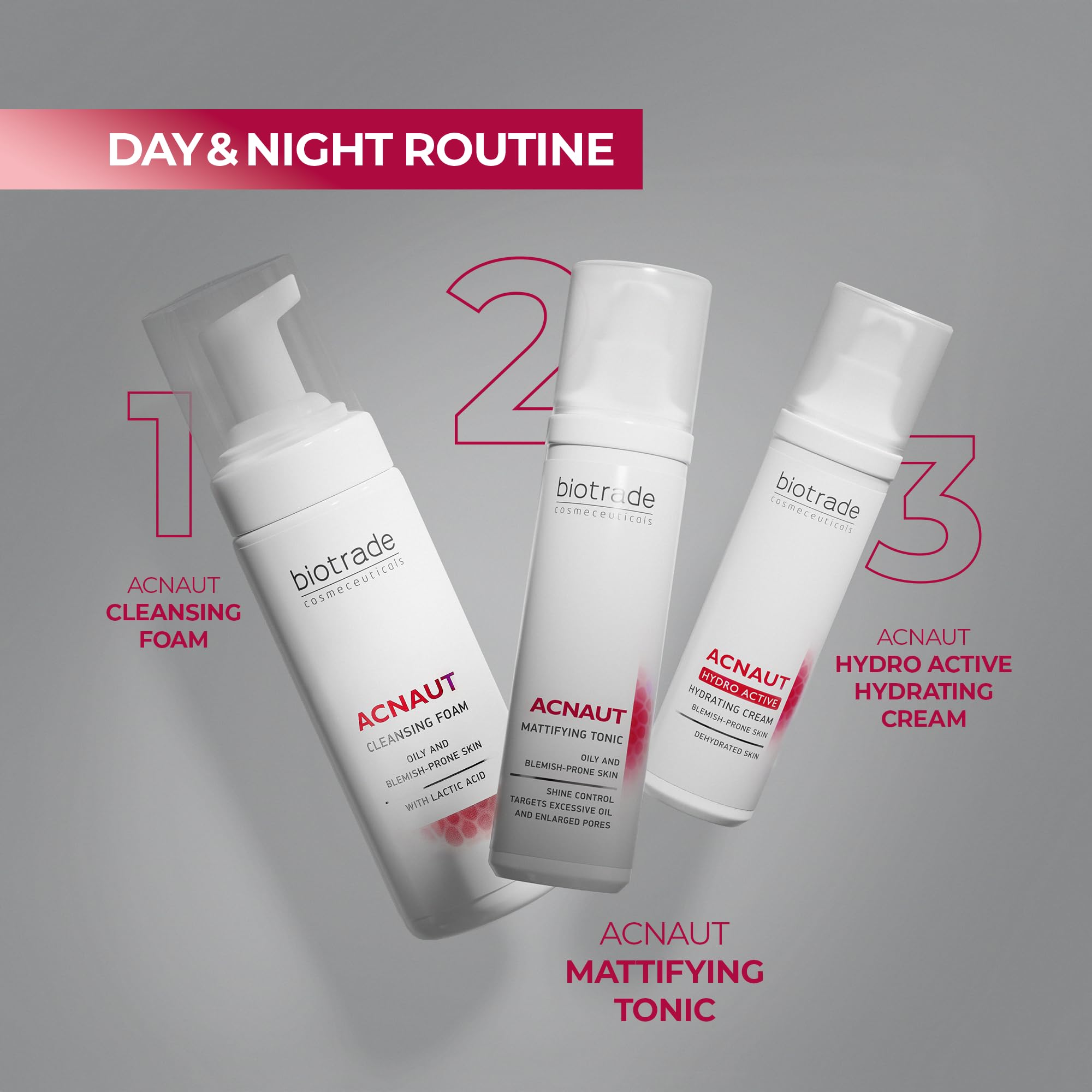 Biotrade Acnaut Tonique Matifiant Éruptions Boutons Points Noirs 60 ml