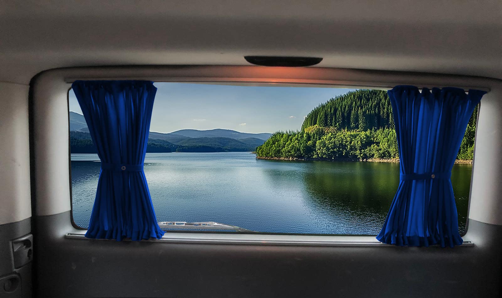 BREMER SITZBEZÜGE Tendine per tende parasole compatibili con Mercedes Vito Viano W639 Extra Lungo Interasse 2003 – 2014 in Blu Accessori per campeggio Camper Set 704