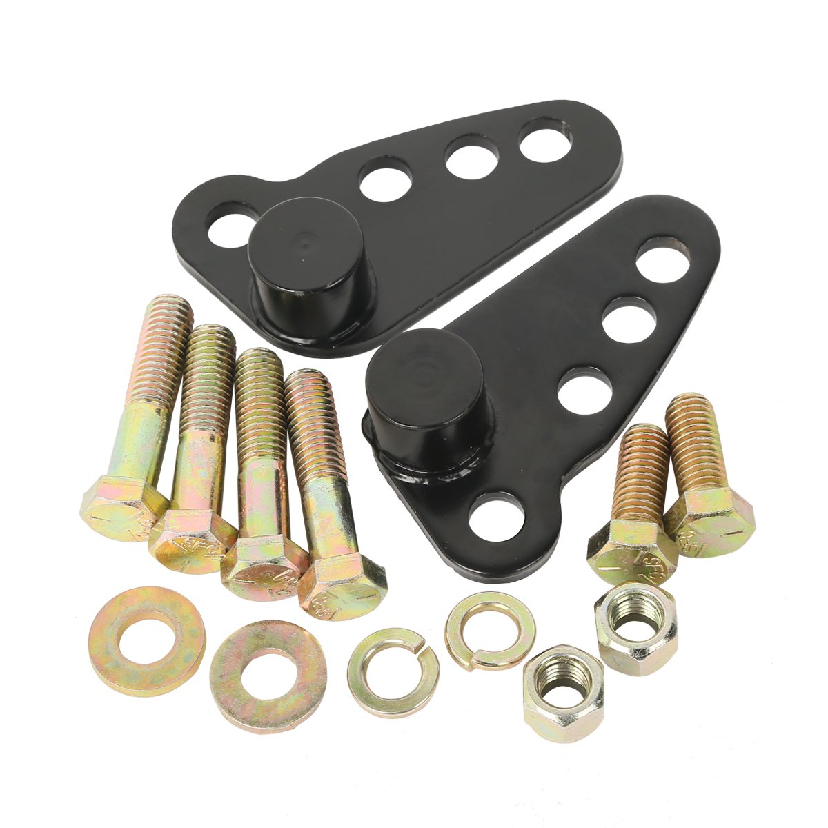 XMT-MOTO - Kit di Abbassamento Posteriore Regolabile 1-3 cm per Harley Davidson Touring Bikes/Street Glide/Electra Glide/Ultra/Road King Con Sella Rigida