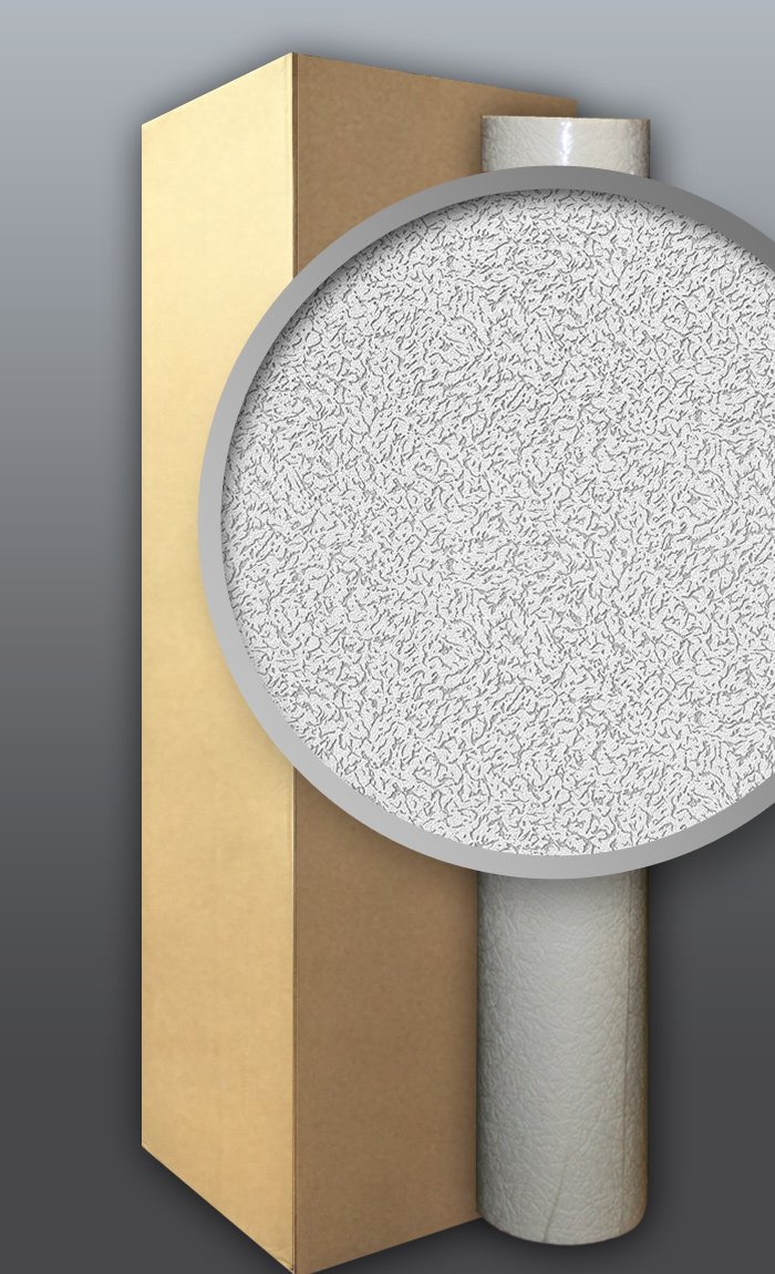 Papier peint ingraine blanc EDEM relief intissé pour rénover un salon moderne