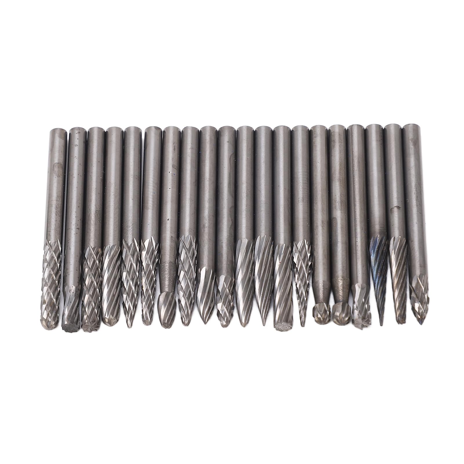 Rotary Burr zestaw 20 szt. stal wolframowa 3 mm Shank wysoka jakość trwała konstrukcja Multislot do szlifowania drewna