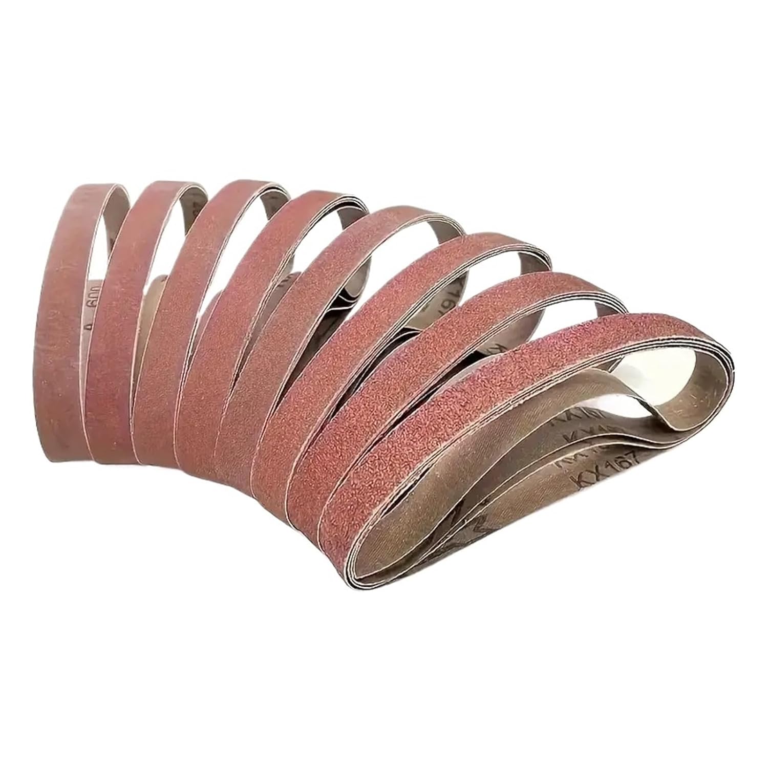 520x20mm 10pcs 60/100/240/320/800#Small Mini Belt Sander for Grinding Stainless Steel Polishing Rust Removing Abrasive Fabric(10Pcs 320 Grits)