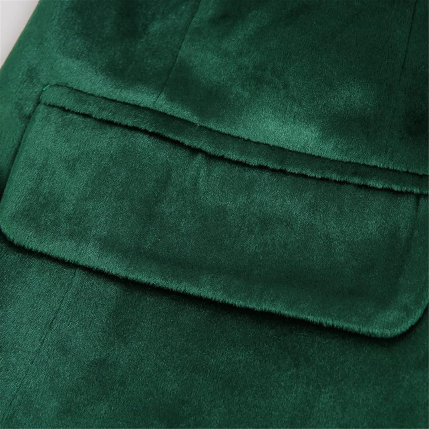 Men's Velveteen Slim Casual Suit Jacket Lapel 1 Button Coat Blazer Velvet Jacket Fit Solid Blazer Tuxedo