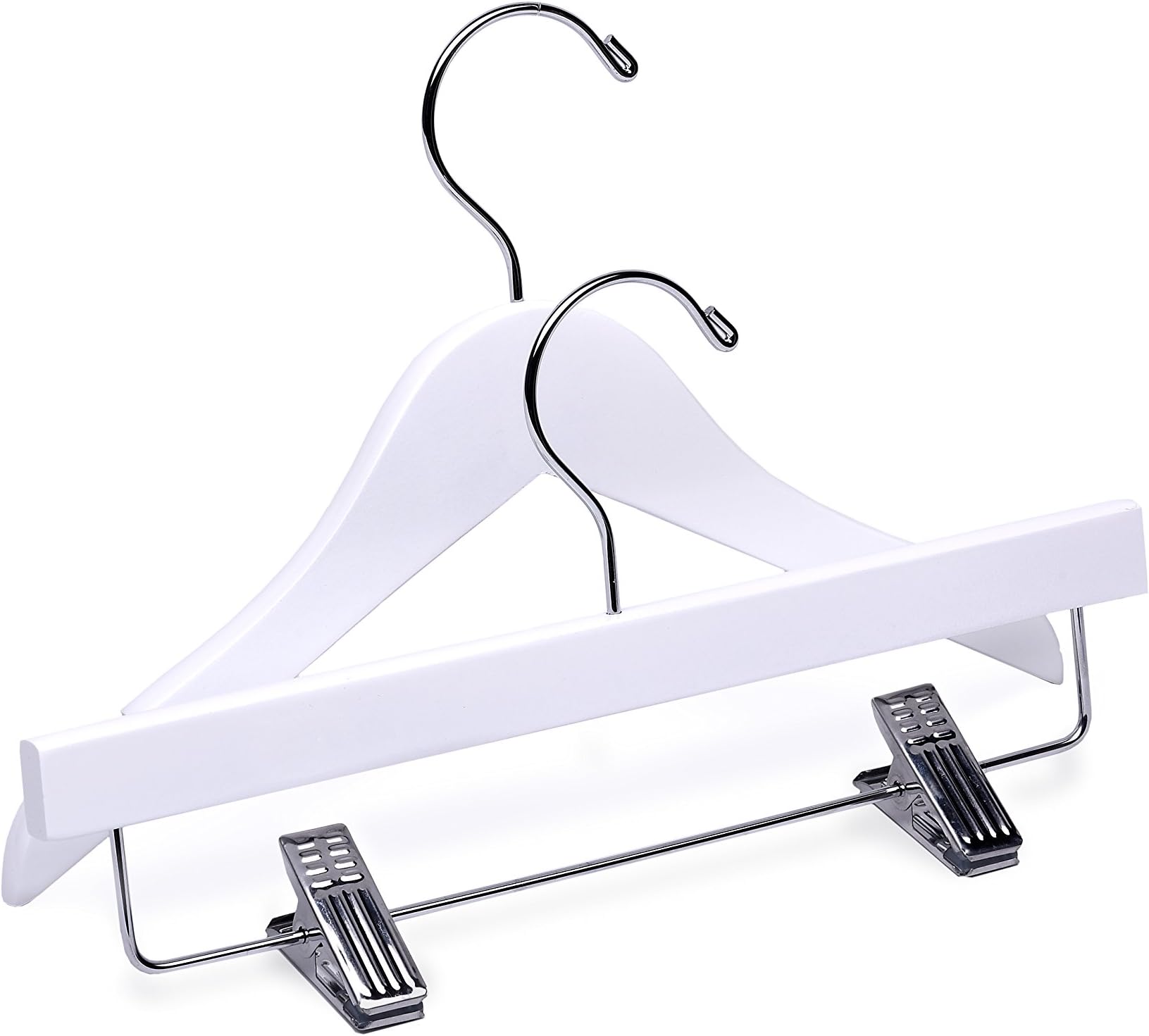 Baby White Wooden Hangers, Mix 60 Top 25 Bottom