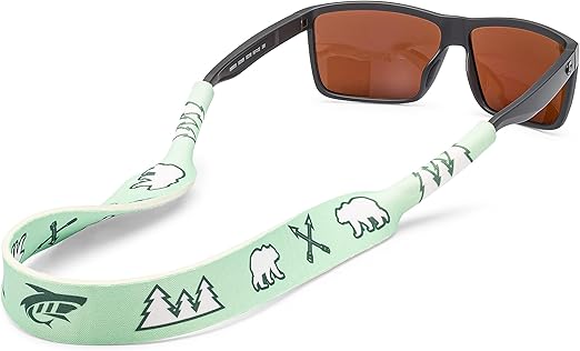 Pilotfish Neoprene Sunglasses Strap – Neoprene Eyewear Retainer, Secure Floating Sunglass Cord with Anti-Slip Ends