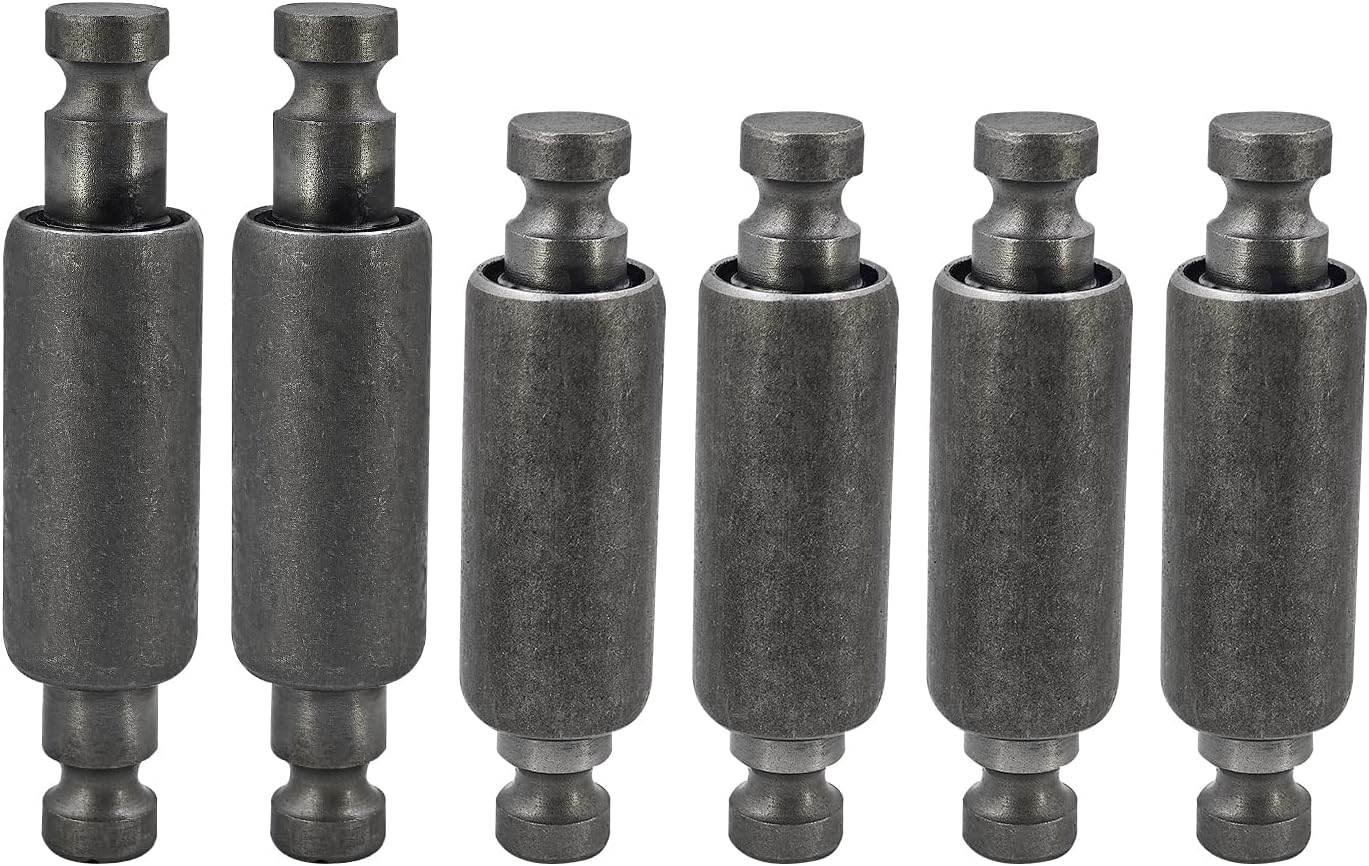 RB-295 RB-328 6PCS Rubber Leaf Spring Bushing compatible with Kenworth Fits for Peterbilt Front Suspension Leaf Spring Bushings Replacement# RB295 RB328 B65-1006 MR836 B65-6005 MR902