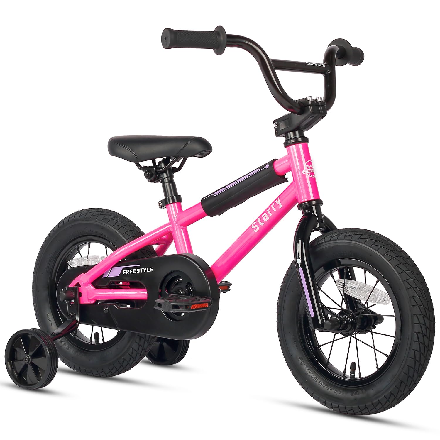 cubsala 12 14 16 18 Inch Kids Bike BMX Style Bicycle with Training Wheels Coaster Brake for 2-10 Years Old Toddlers Boys Girls Multiple Colors
