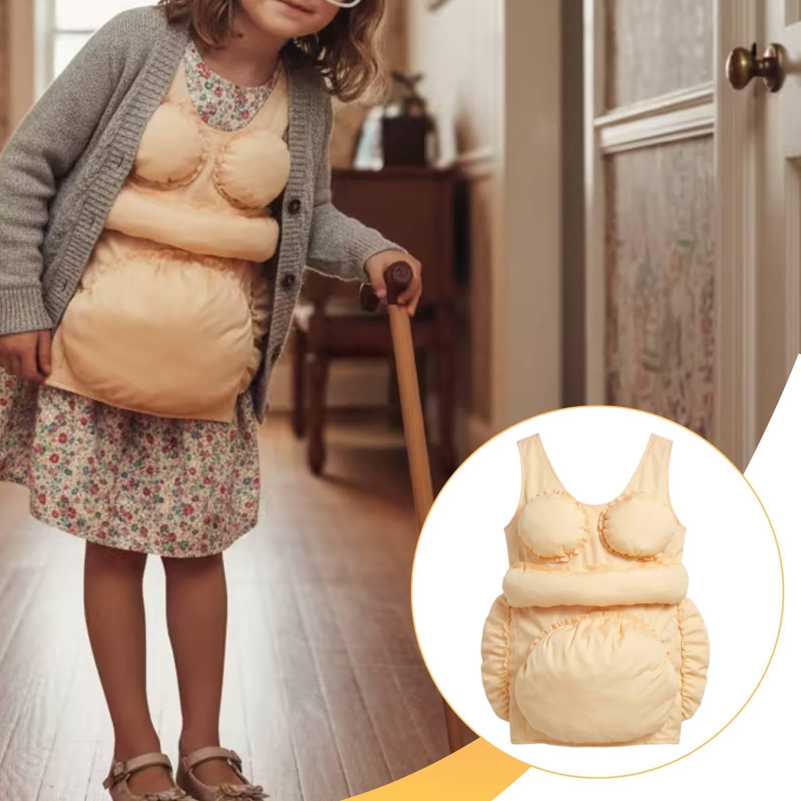 LOVIVER Costume di Halloween Comodo Abito a Pancia in Giù per Carnevale, Compleanno E Cosplay