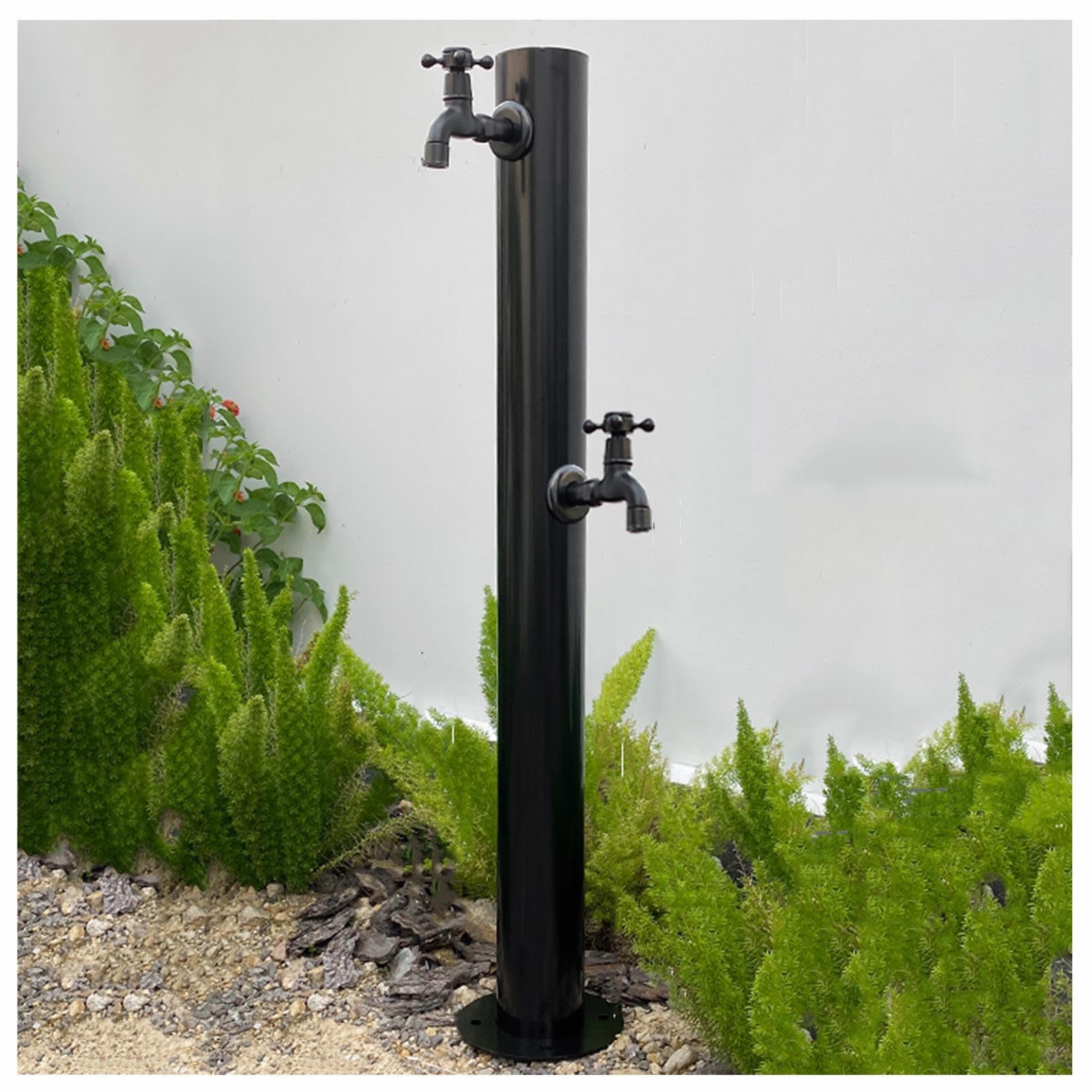 BHGFYXBS Freestanding Outdoor Water Column Garden Faucet With 2 Faucets, Antifreeze Water Fountain Post For Efficient Irrigation And Garden Use,Style 3