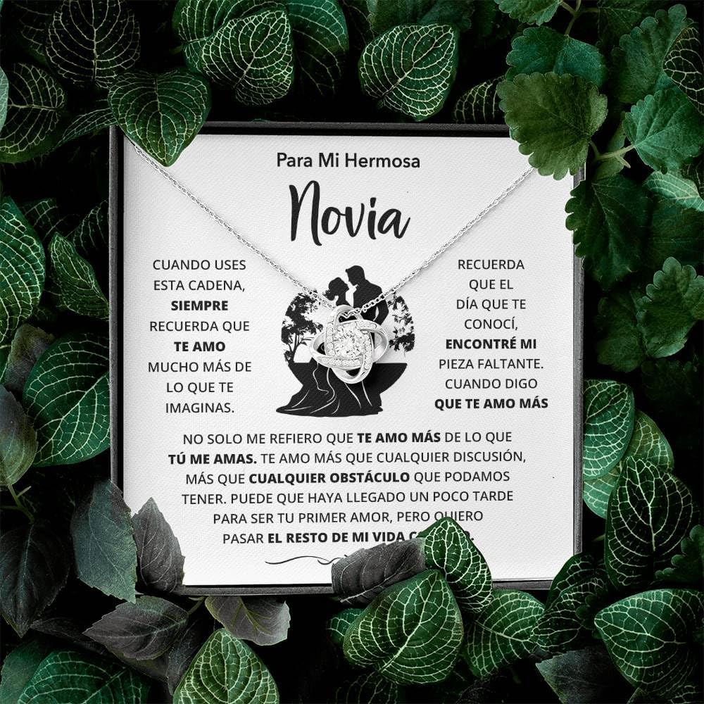 Regalos Para Novia, Para El Amor De Mi Vida, Regalos Para Mi Novia Cumpleaños, Regalo Para Mi Novia 14 De Febrero, Detalles Para Novia, Cadenas De Acero Inoxidable Para Mujer - Image 3