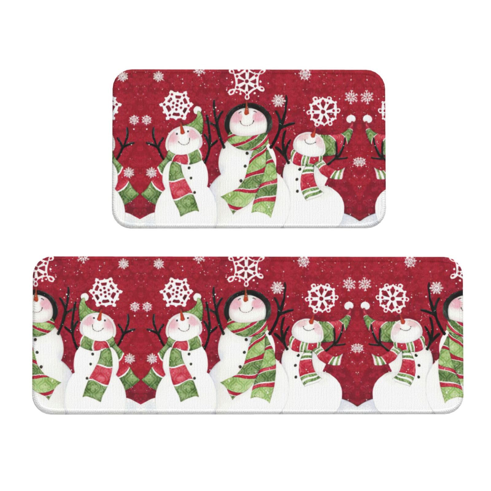Tapis de cuisine antidérapant lot de 2 tapis chef de ferme lavable pour sol