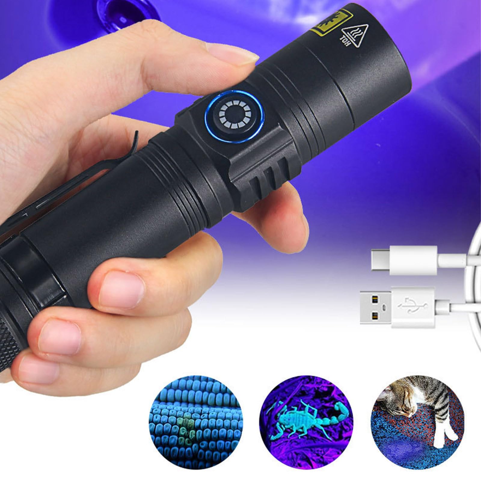 Amazon.co.jp : 紫外線懐中電灯 ブラックライト 365nm UV