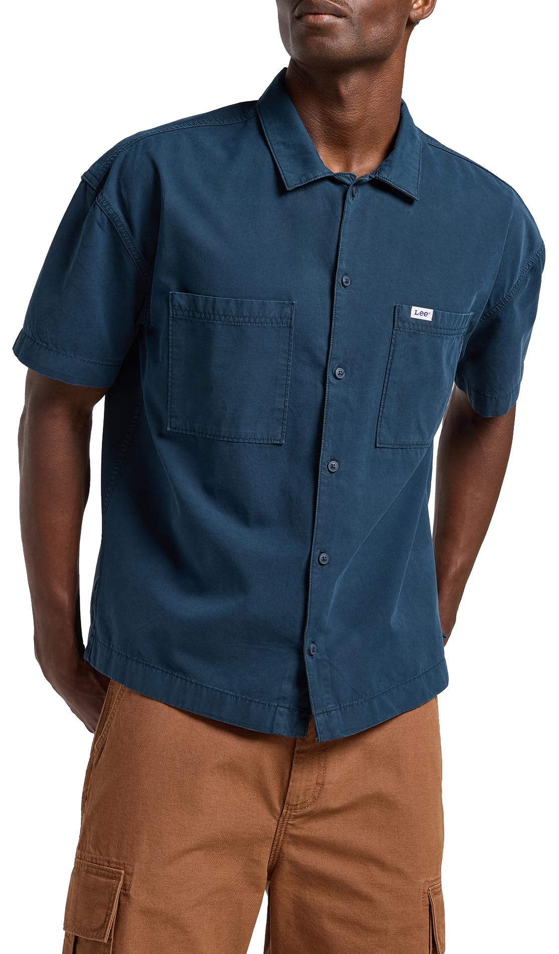 Lee Men's Mechanic Shirt, Rivet Navy, XXL