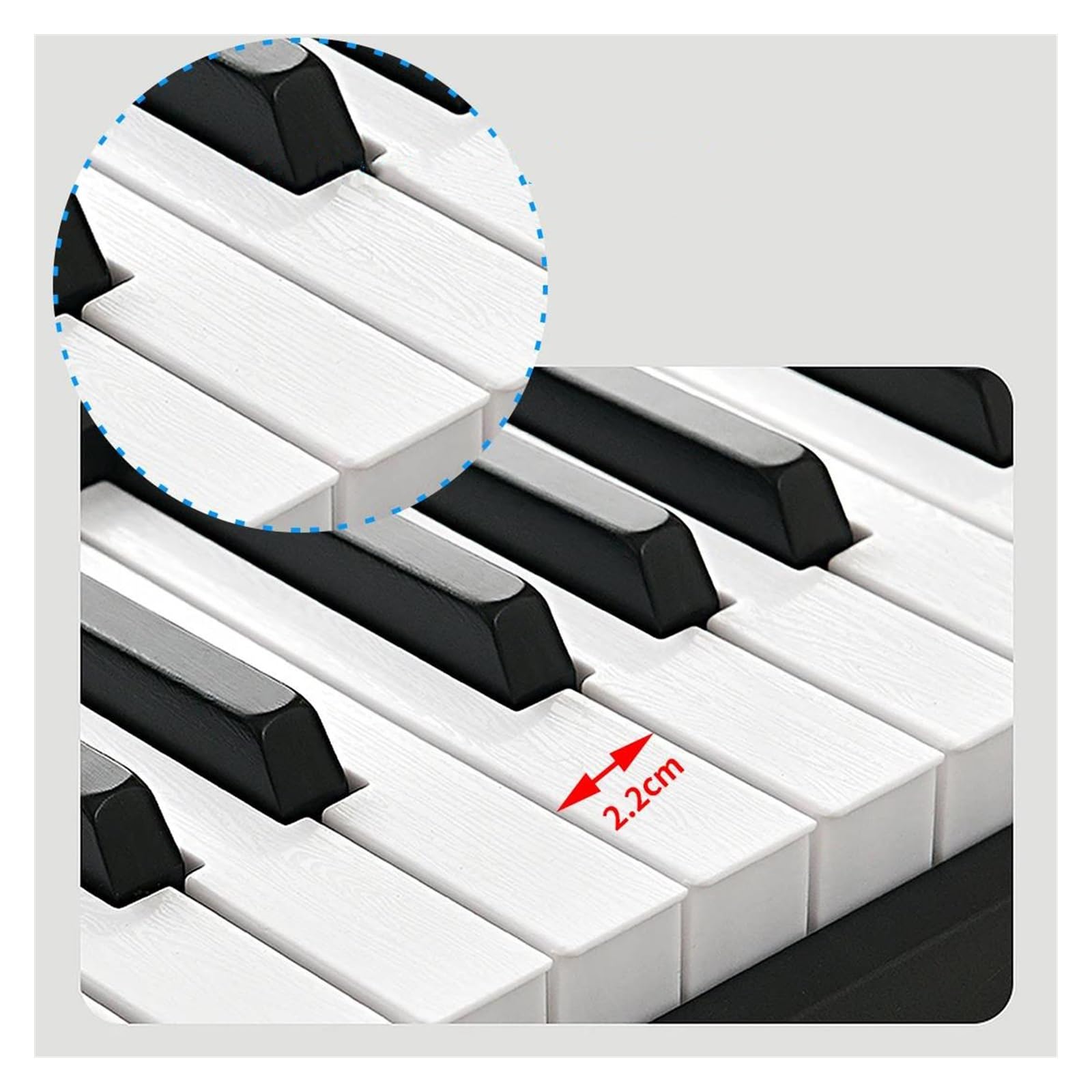 klawiatura elektroniczna Składana Klawiatura Muzyczna Profesjonalny Kontroler Elektroniczny Syntezator Muzyki Fortepianowej Cyfrowe 88 Klawiszy Instrumenty Organowe