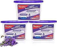 Vista 2 de Vacplus Absorbentes de humedad - Deshumidificadores para armario, cajas eficientes absorbentes de humedad que recogen el exceso de humedad