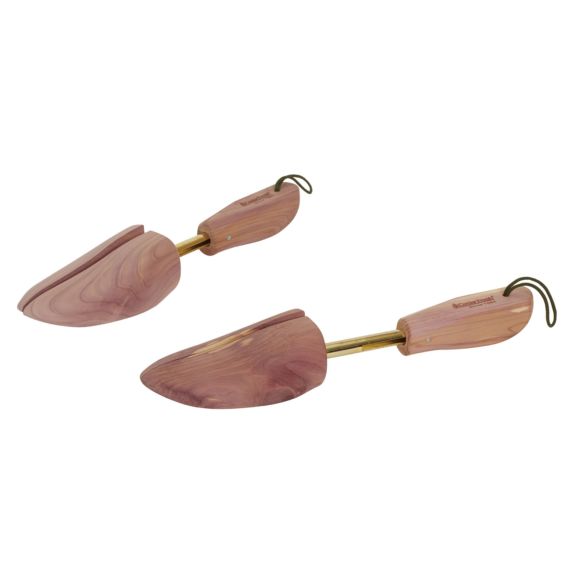 Household EssentialsHousehold Essentials 77440-1 Cedar Fresh Men's Shoe Trees with Hanging Strap Medium 77441-1