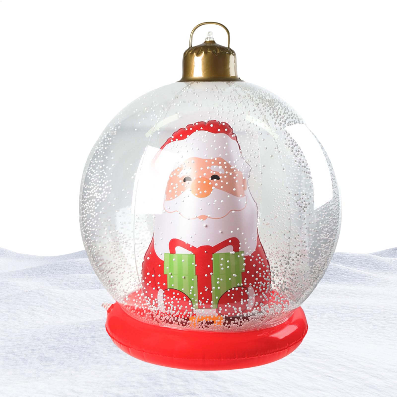 Boules de Noël gonflables éclairées et géantes en PVC