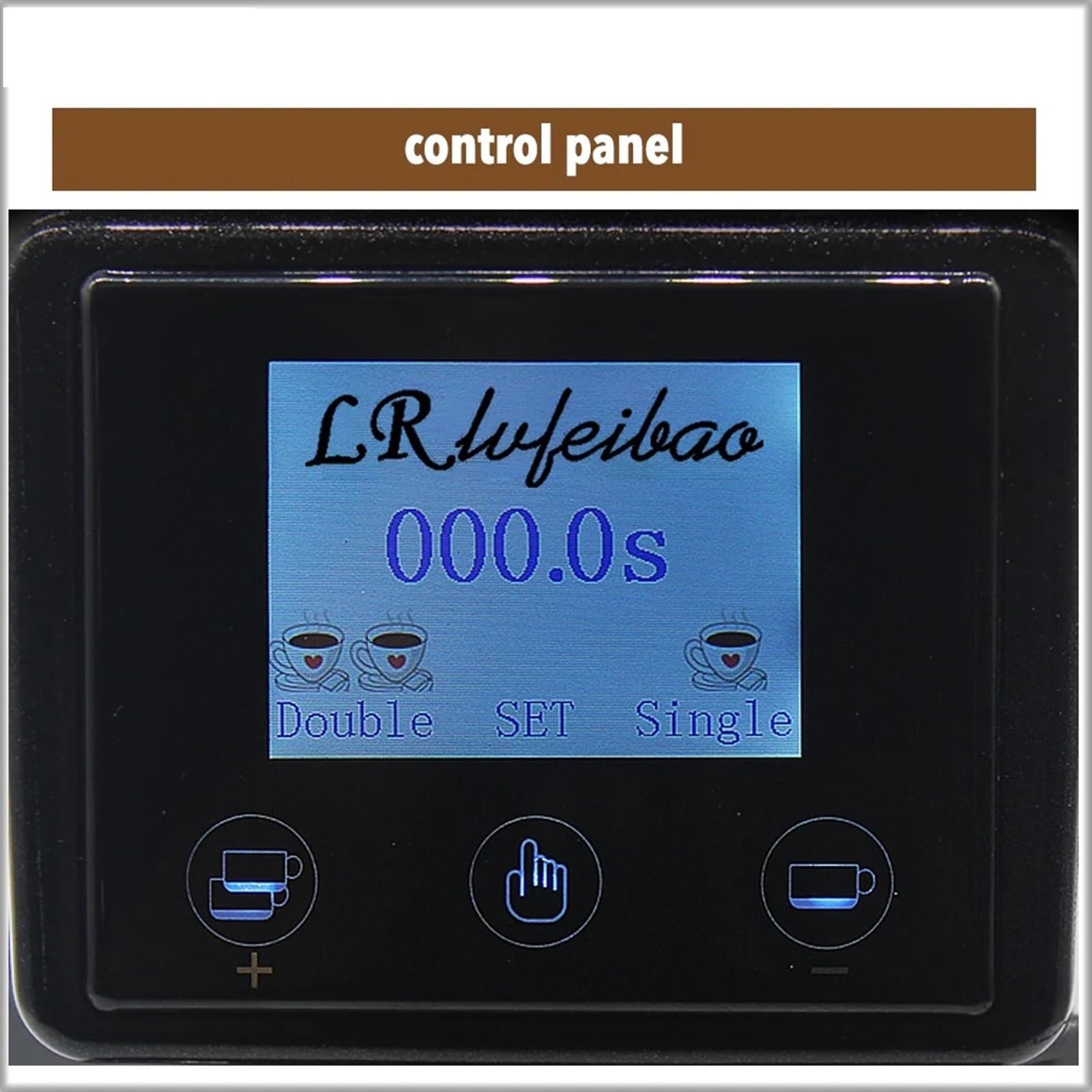 Szlifierka elektryczna, Elektryczny młynek do kawy 200W Młynek Espresso Płaski kamień młynka Panel dotykowy Ekspres 750g(Wit)