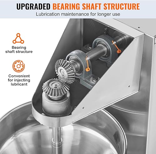 Miniatura 4 de VEVOR Máquina formadora de albóndigas comercial, 280 PCsmin Máquina automática de albóndigas, 1100 W, carne de res de cerdo y camarones, herramienta