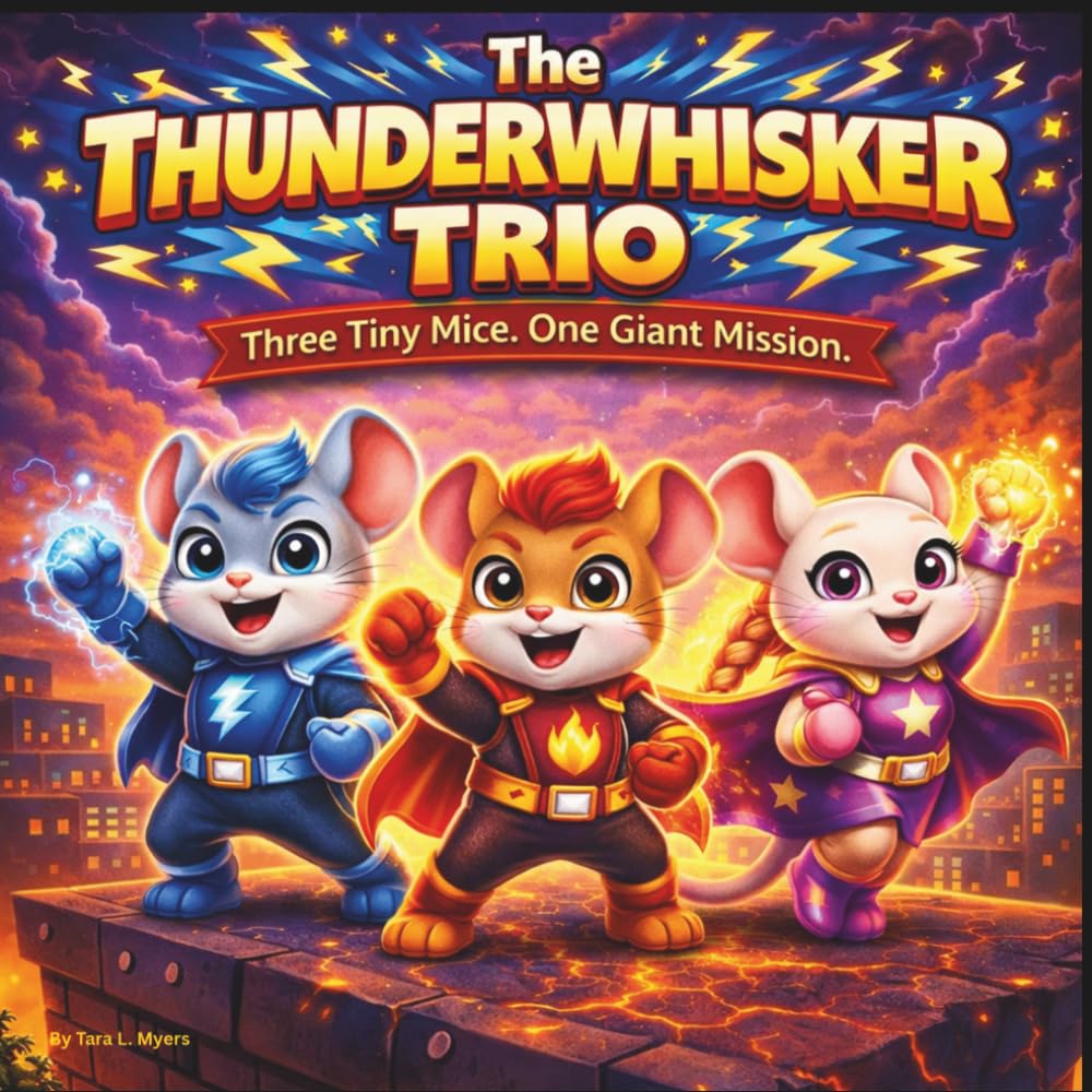 The Thunder whisker Trio: Tiny Heroes. Towering Courage. | Action Adventure| Animals| Rhyming| Teamwork| For ages 3-8| 30 Pages| Size 8.5 x 8.5 (Childrens Books)